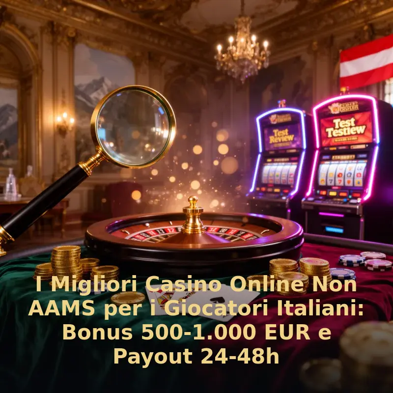 I Migliori Casino Online Non AAMS per i Giocatori Italiani: Bonus 500-1.000 EUR e Payout 24-48h